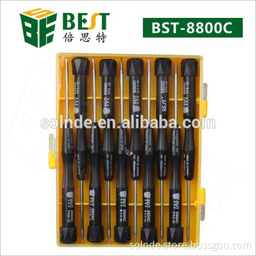 BEST 8800C screwdriver set kit T2 T3 T4 T5 T6 T8 PH00 PH000 5 star pentalobe for laptop iphone